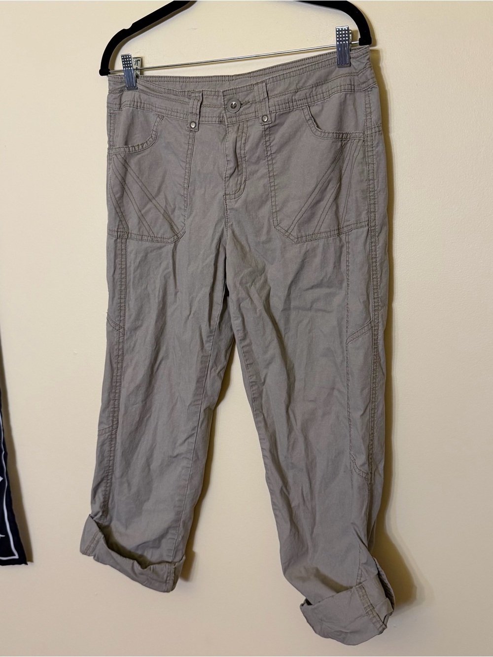 Cargo Pants Cropped Length Capris Size 8 Gorpcore Great Northwest Indigo